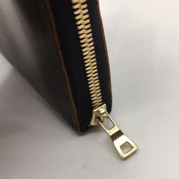 Portland Leather Goods Grizzly Zip Around Accordion Long Wallet - Picture 12 of 17